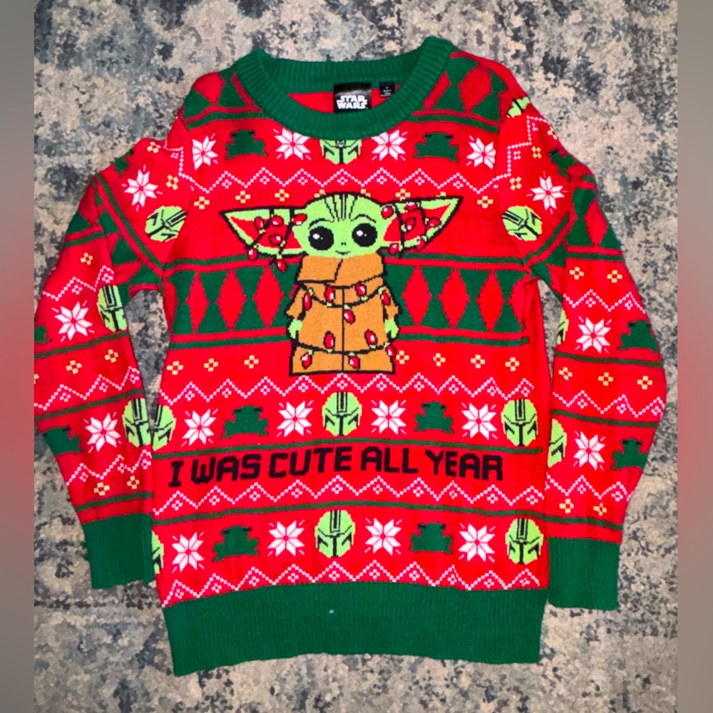 Baby Yoda Ugly Christmas Sweater 🎄